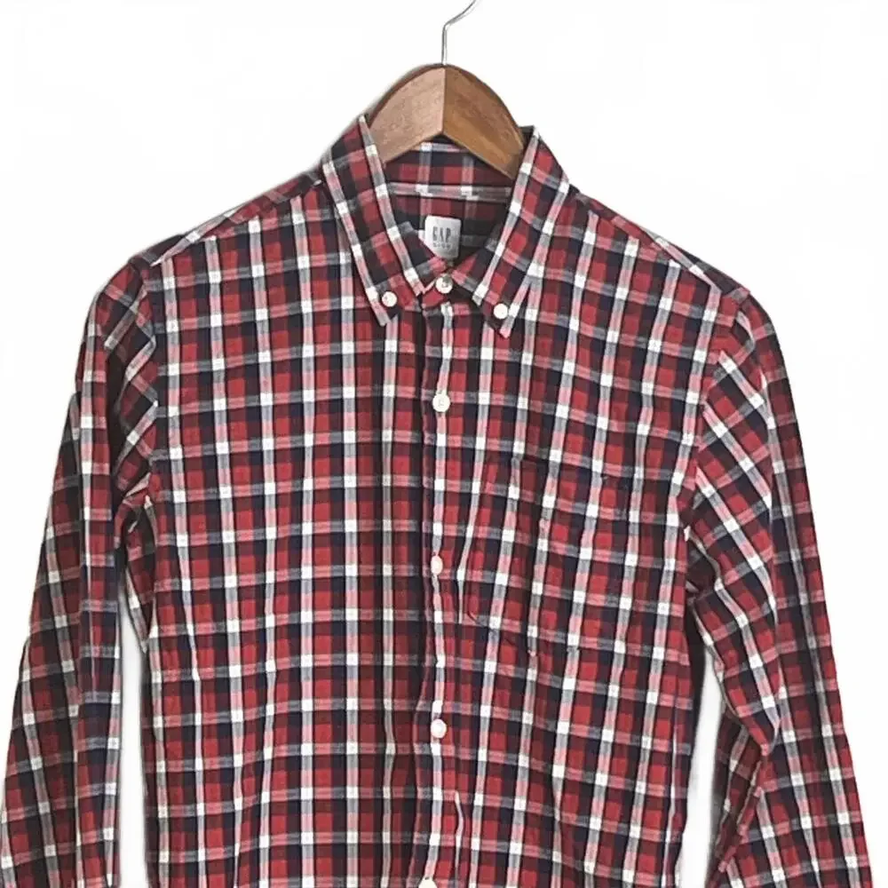 GAP Kids Plaid Button-Up Shirt - XXL (14-16)‎